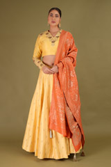 Gota Embroidered Lehenga3836 video